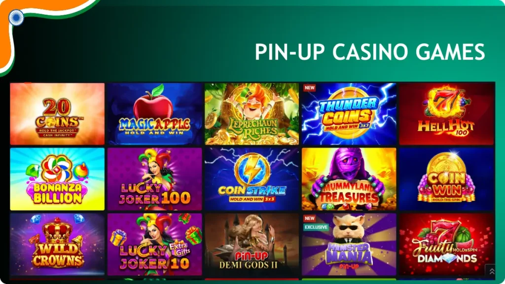 Pin Up Casino games